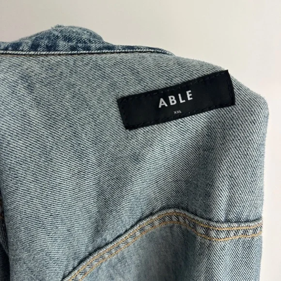 Able Light Blue Jean Jacket - Picture 4 of 9